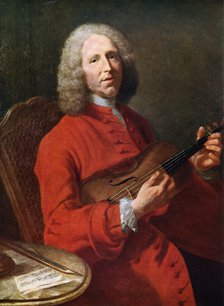 Jean Philippe Rameau (1683-1764), French composer. Artist: Unknown