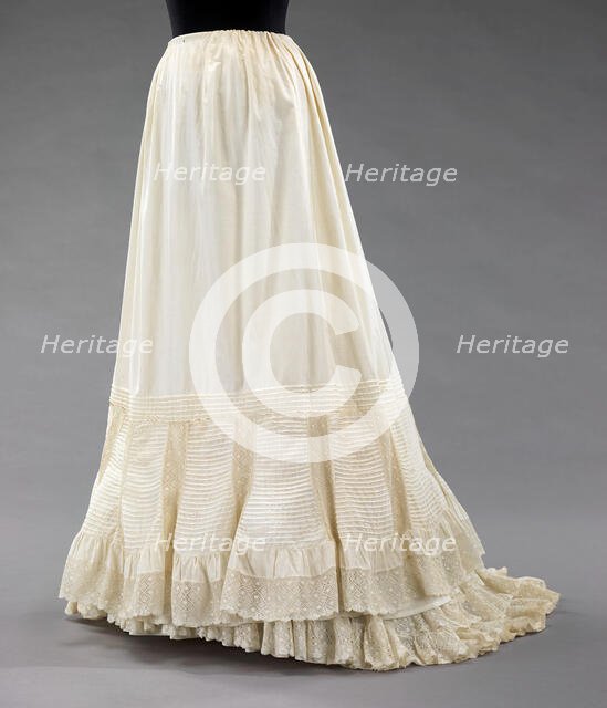 Petticoat, American, 1895. Creator: Unknown.