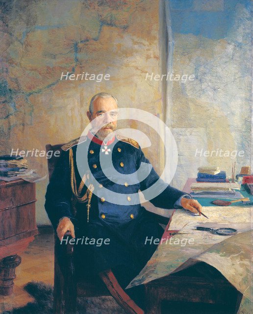 Portrait of General Nikolai Nikolayevich Obruchev (1830-1904), 1898.