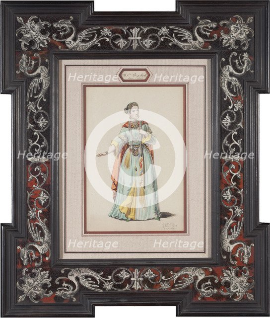 Élisa Rachel as Judith, 1843. Artist: French master  