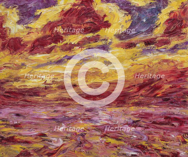 Autumn Sea VII, 1910. Creator: Nolde, Emil (1867-1956).