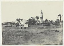 Mosquée d'El-Arif et Tombeau de Mourad-Bey, Haute-Egypte, 1849/51, printed 1852. Creator: Maxime du Camp.