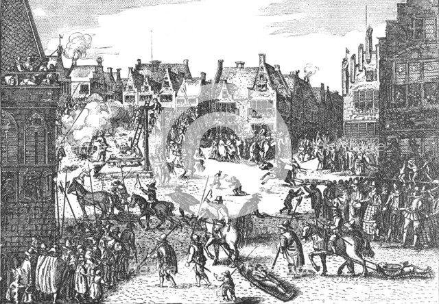 Execution of the Conspirators of the Gunpowder Plot in 1606, 1795 (1897). Artist: Unknown.