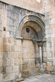 Blind door, Church of San Juan de Rabanera, Soria, Spain, 2007.  Artist: Samuel Magal