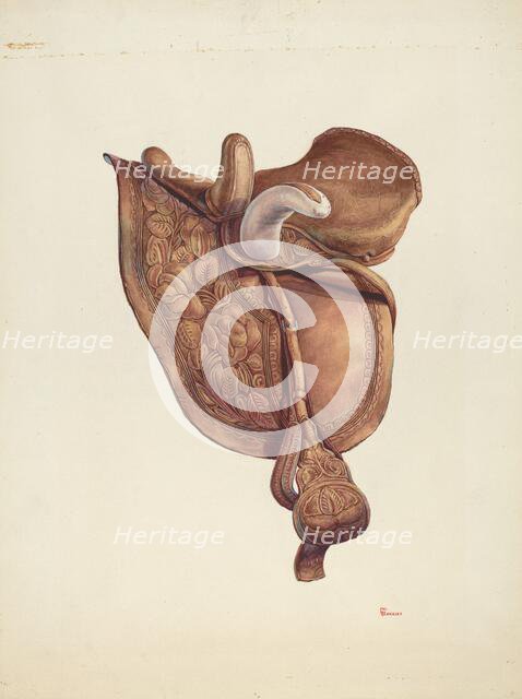 Saddle, c. 1941. Creator: Hal Blakeley.