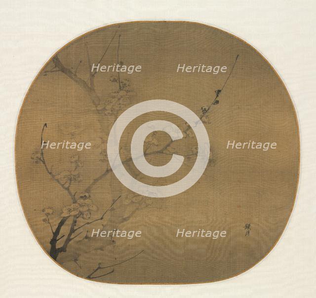 Plum Blossoms in Moonlight, first half of 14th century. Creator: Yan Hui (Chinese, active 1270-1310).