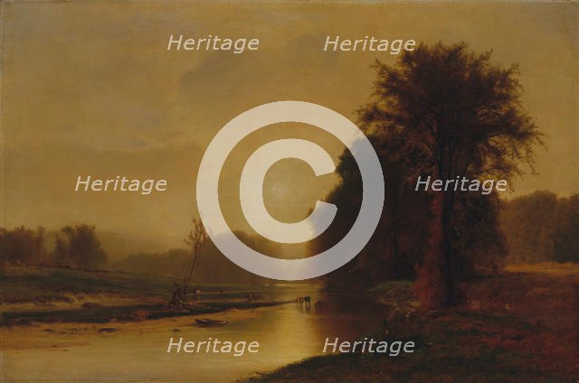 Autumn Meadows, 1869. Creator: George Inness.