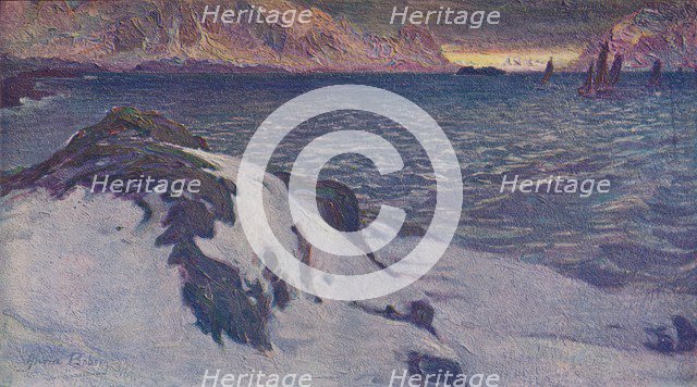 'A Lofoden Seascape', c1910. Artist: Anna Katarina Boberg.