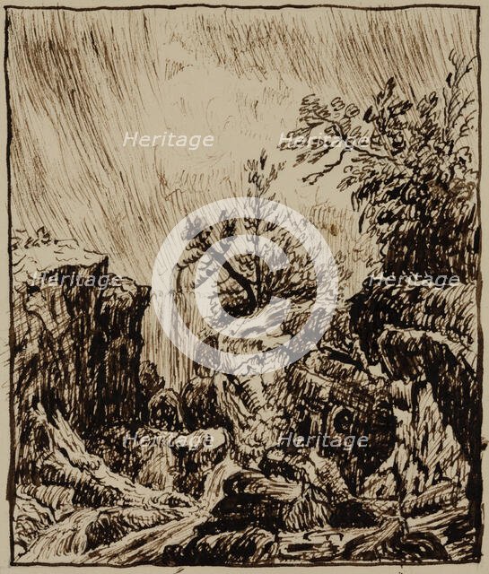 Landscape, c1827. Creator: Thomas Cole.