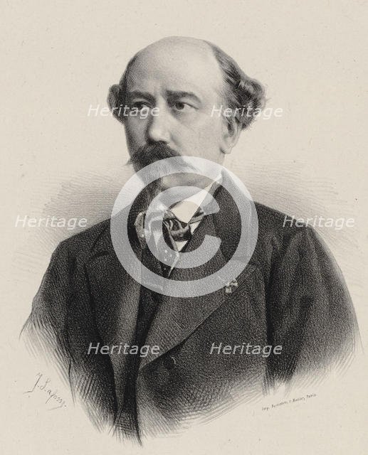 Portrait of the Composer Aimé Maillart (1817-1871). Creator: Lafosse, Jean-Baptiste Adolphe (1810-1879).