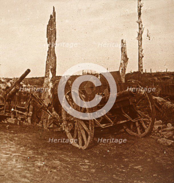 Abandoned cannons, c1914-c1918. Artist: Unknown.