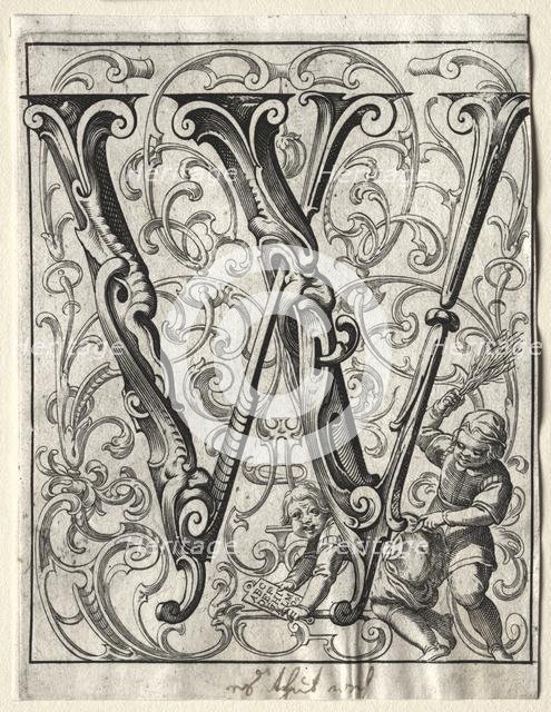 New ABC Booklet: W, 1627. Creator: Lucas Kilian (German, 1579-1637).