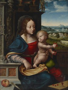 The Madonna of the Cherries, c1520. Creator: Cleve, Joos van (ca. 1485-1540).
