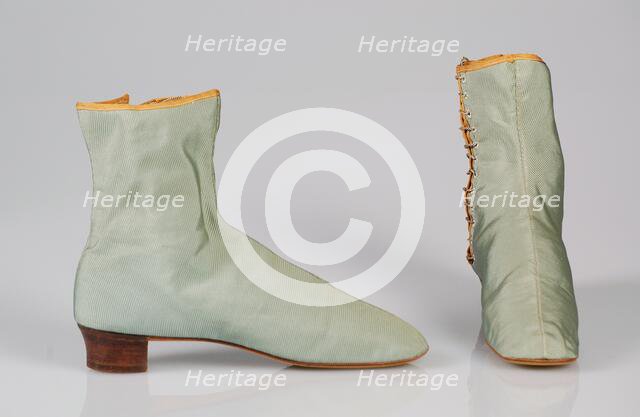 Boots, American, 1860-69. Creator: Unknown.