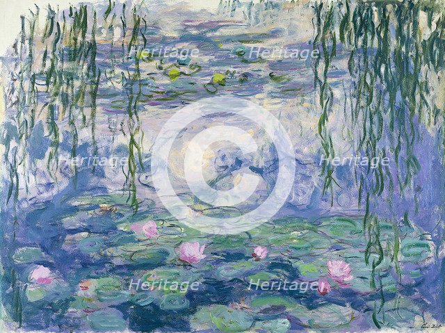 Waterlilies (Nymphéas), 1916-1919.