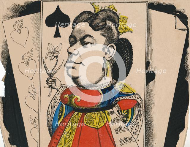 'Marie Sass (du theatre de l'Opera), 1867. Creator: Andre Gill.