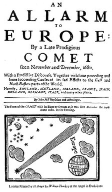 'An Allarm to Europe By a Late Prodigious Comet', 1680. Artist: Unknown