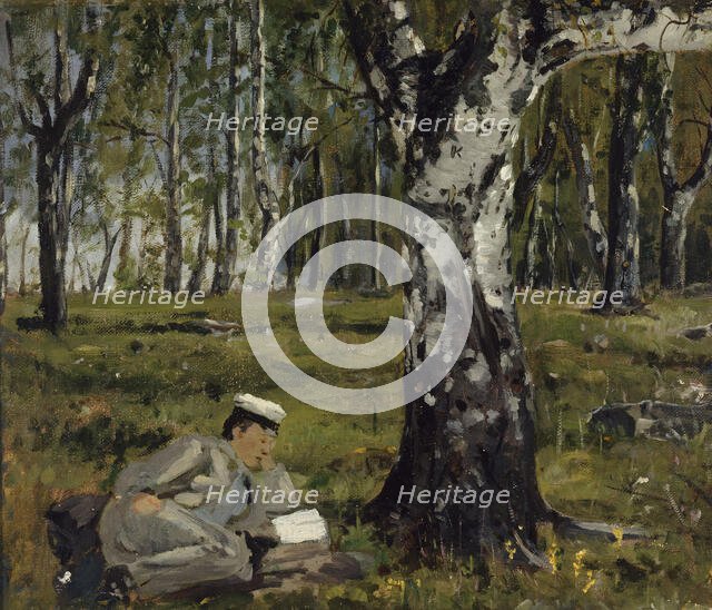 Studies in Nature, 1877. Creator: Arvid Liljelund.