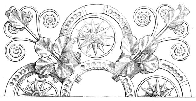 The International Exhibition: detail of the grille from the Hereford Screen, 1862. Creator: Unknown.