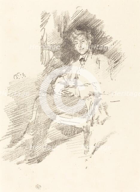 Walter Sickert, 1895. Creator: James Abbott McNeill Whistler.