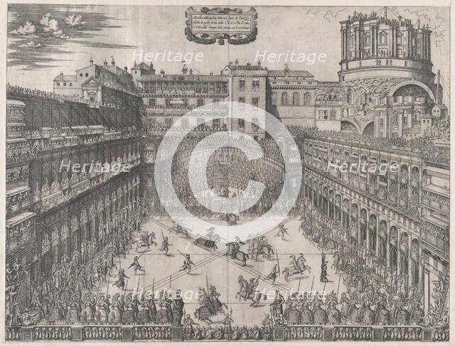 Speculum Romanae Magnificentiae: Vatican Tournament, 1565., 1565. Creator: Master HCB.