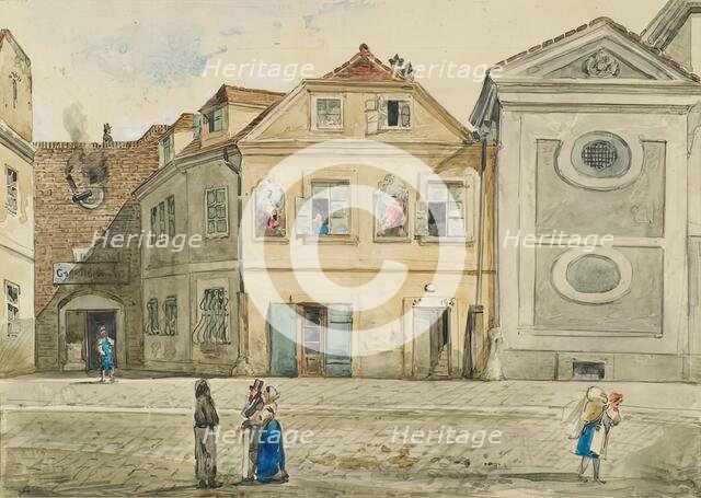 The executioner's house in Vienna, undated. Creator: Emil Hutter.