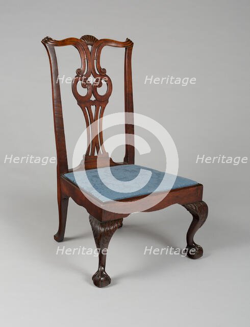 Side Chair, 1755/90. Creator: Unknown.