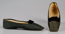 Slippers, American, 1835-50. Creator: Unknown.