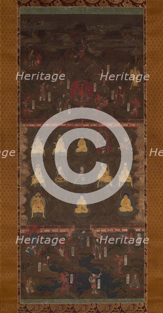 Kumano Shrine Mandala, early 14th century. Creator: Unknown.