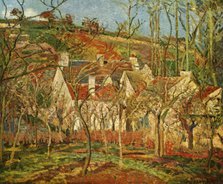 'The Red Roofs', 1877, (1939). Creator: Camille Pissarro.