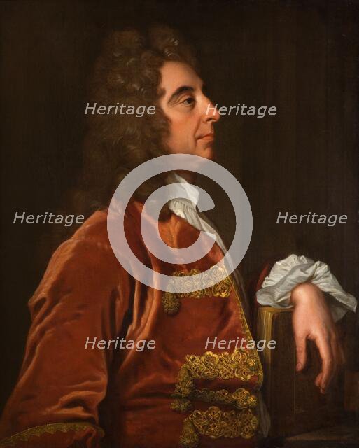 Portrait Of A Man In Red, 1700-1750. Creator: Unknown.
