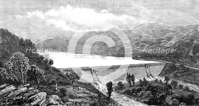 The Vyrnwy new waterworks for Liverpool, 1881. Creator: W. I. Mosses.