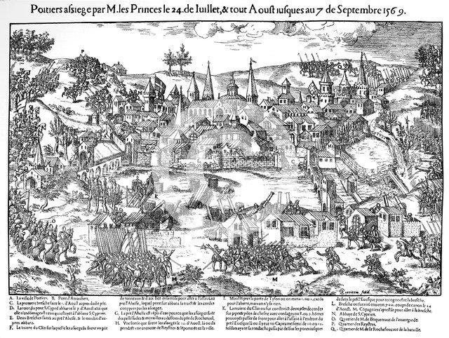 Siege of Poitiers, French Religious Wars, 24 July-7 September 1569 (1570). Artist: Jacques Tortorel