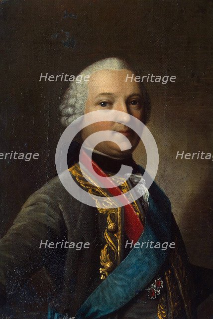 Portrait of Caspar von Saldern', (1711-1786), middle of the 18th century.  Creator: Erichsen, Vigilius (1722-1782).