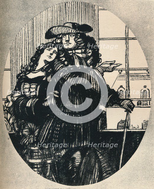 'Le Lutrin, Chant II (Boileau)', c1920, (1923). Artist: Maxime Dethomas.