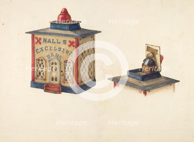 Iron Bank, c. 1942. Creator: Stella Mosher.