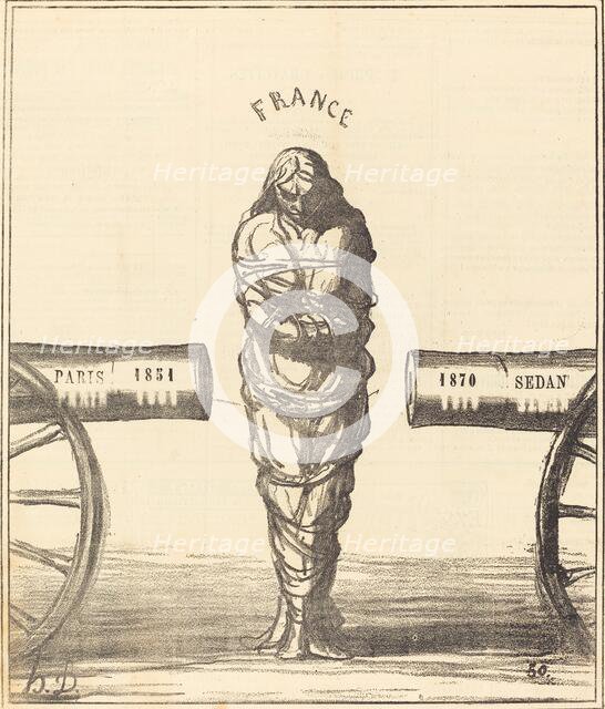 Histoire d'un règne, 1870. Creator: Honore Daumier.