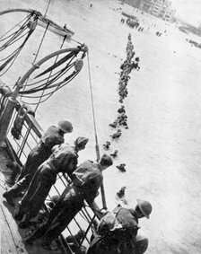 Evacuation of British troops from Dunkirk, 27 May - 3 June 1940. Artist: Unknown