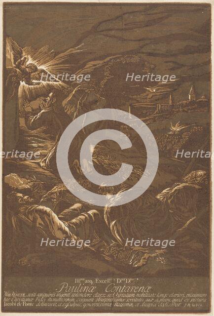 Christ on the Mount of Olives, 1743. Creator: John Baptist Jackson.