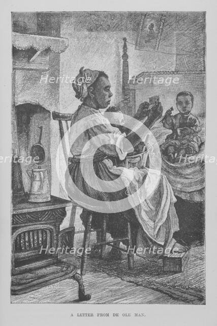 A letter from de ole man, 1882. Creator: Unknown.