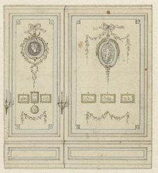 Design for part of a wall painting for the Van Hasselt side room, c.1752-c.1819.  Creator: Juriaan Andriessen.