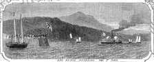The Prince ascending the St. John, 1860. Creator: Smyth.