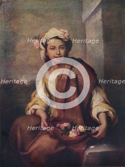 'The Flower Girl', 1665-70. Artist: Bartolomé Esteban Murillo.
