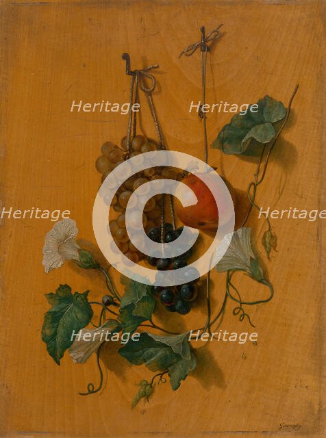 Still life with fruit, 1825-1835. Creator: Jozef Ginovský.