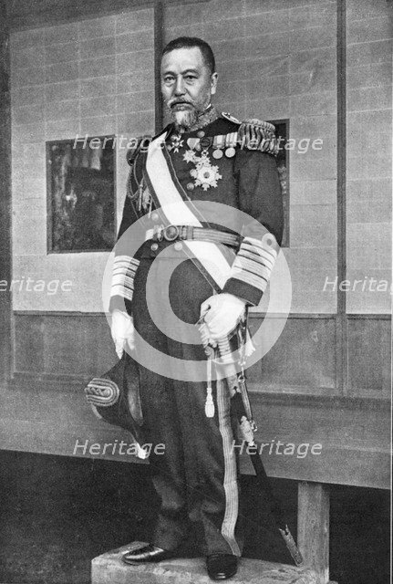 Heiachiro Togo, Japanese naval commander, Russo-Japanese War, 1904-5. Artist: Unknown
