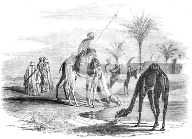 Grand Cairo to Gaza - Village on the Borders of the Desert, 1857. Creator: Smyth.