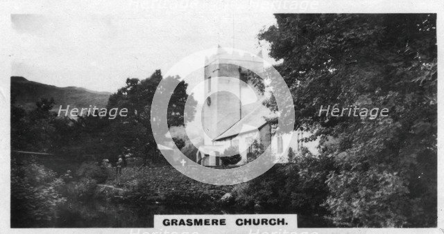 'Grasmere Church', Wordsworth's burial place, Cumbria, c1920s. Artist: Unknown