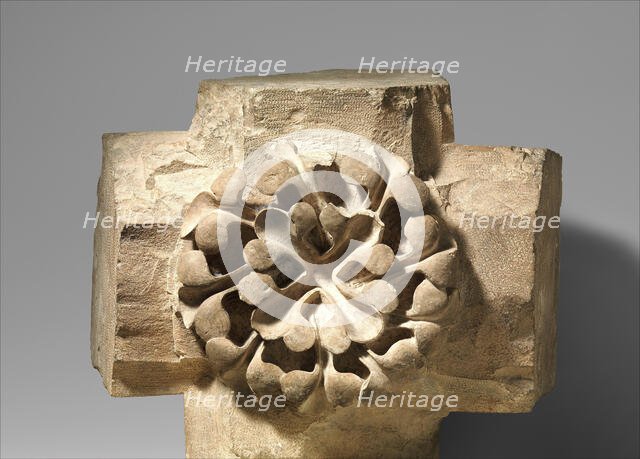 Keystone from a Vaulted Ceiling, German, ca. 1220-30. Creator: Unknown.