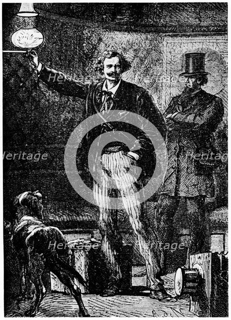 Illustration from De la Terre a la Lune by Jules Verne, 1865. Artist: Unknown