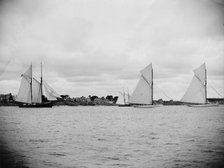 Yachts in Marblehead Harbor, June 28, 1888, 1888 June 28. Creator: Unknown.